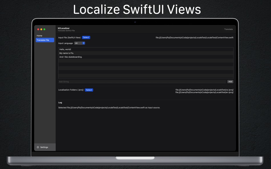 XCLocalizer: Translate SwiftUI - 1.1 - (macOS)