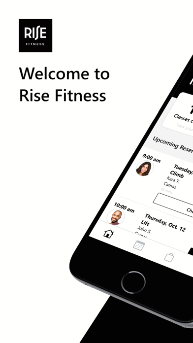 Screenshot 1 of Rise Fitness New App