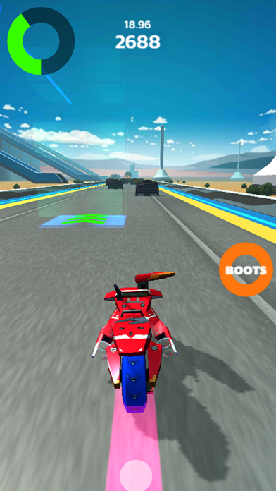 Cyber Bike Race Screenshot