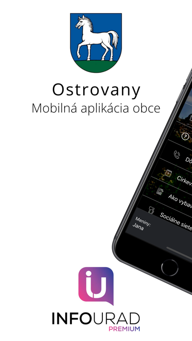 Obec Ostrovany Screenshot