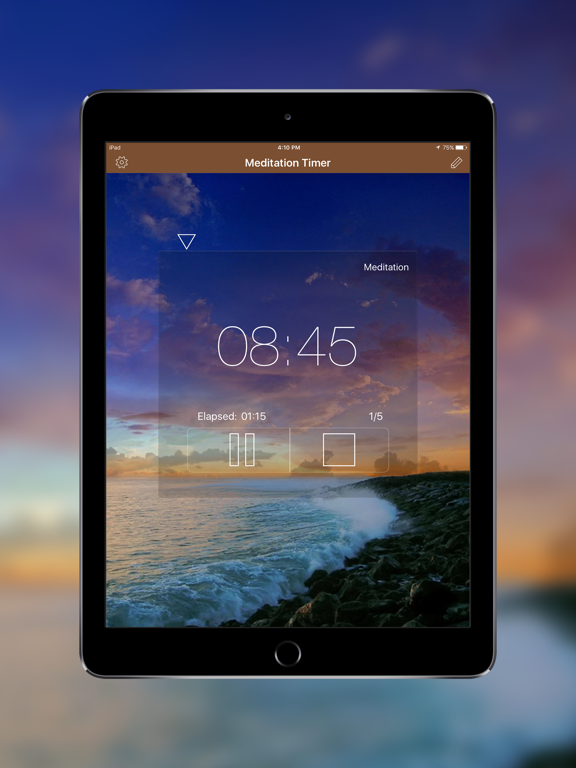 Meditation Timer for iPadのおすすめ画像1