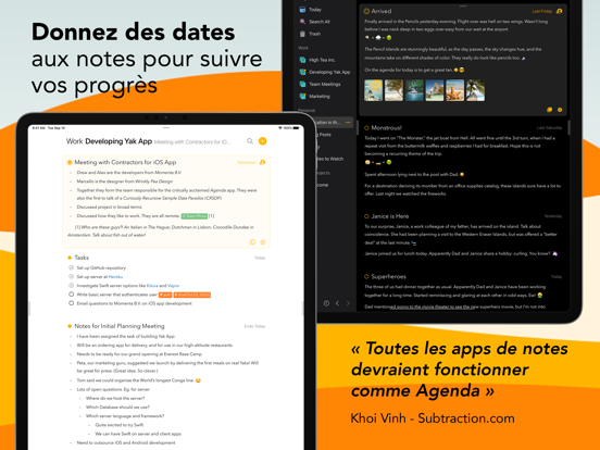 Screenshot #5 pour Agenda: Notes plus calendrier