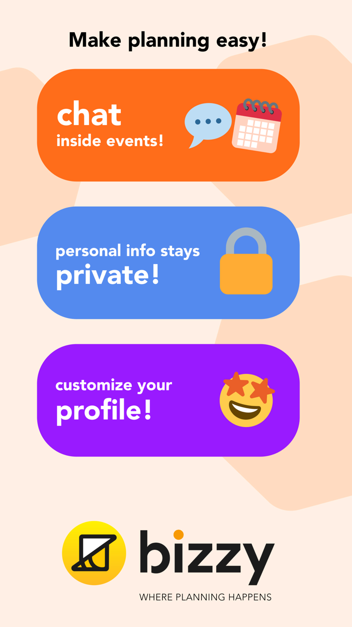 Bizzy - Plan Schedule Chat