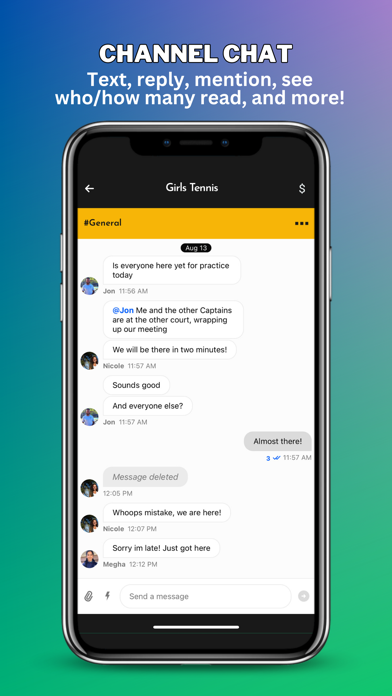 Cheer: Team Management Screenshot