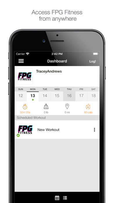 FPG Fitness Screenshot