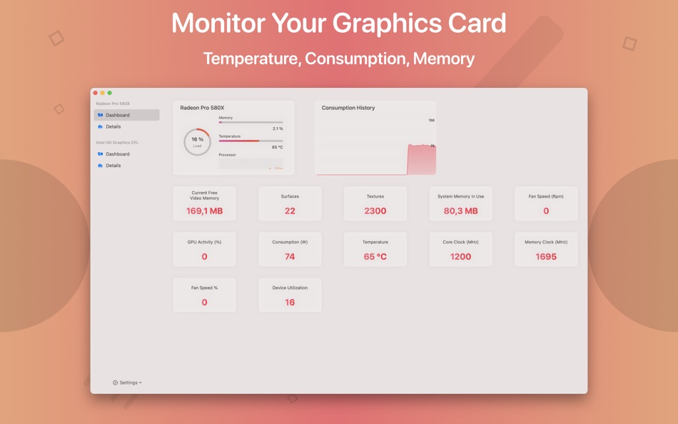 GPU Monitor Pro - 2.8.1 - (macOS)