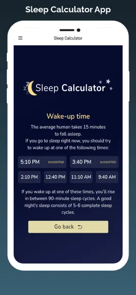 Game screenshot Sleep Calculator App hack