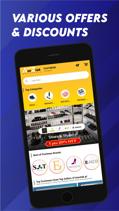 Aseztak Wholesale B2B App Screenshot