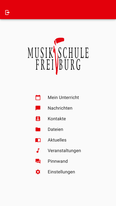 Musikschule Freiburg Screenshot