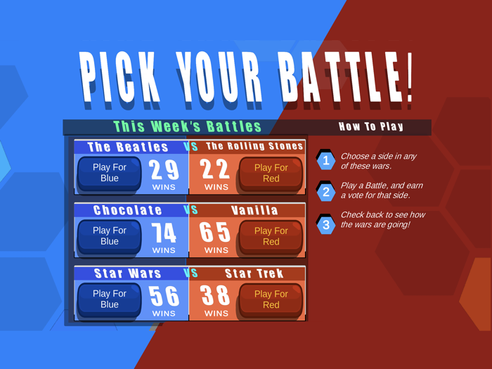 Pick Your Battle