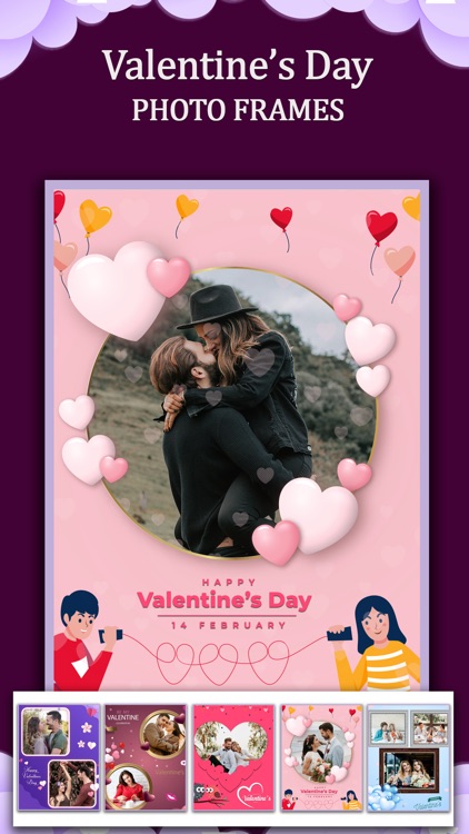 Valentine's Day Photo collage-