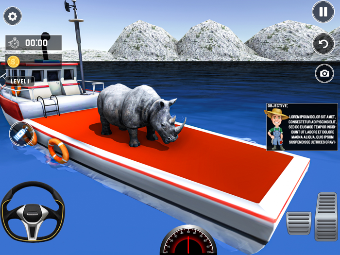 Animal Transport Truck Game