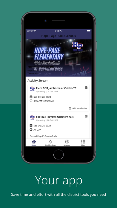 Hope-Page Public Schools Screenshot