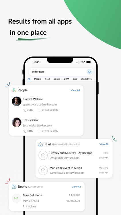 Search across Zoho- Zia Search