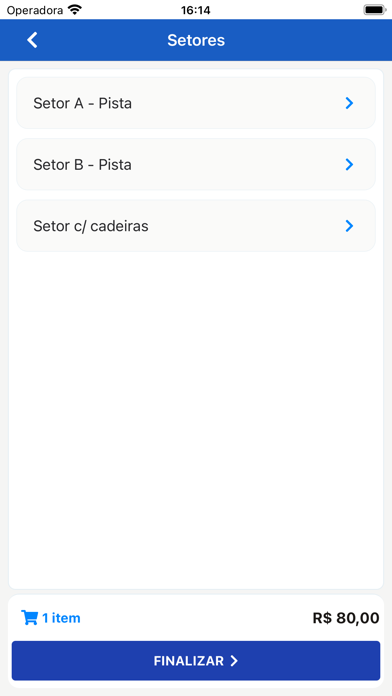 Novaoito Tickets - PDV Screenshot