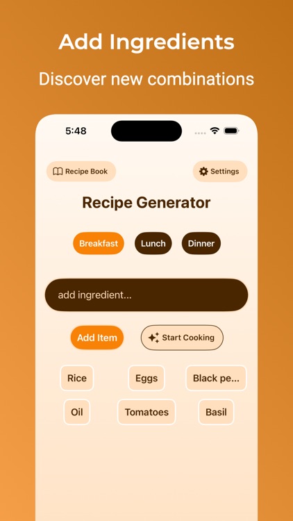 TasteBud - Recipe Generator