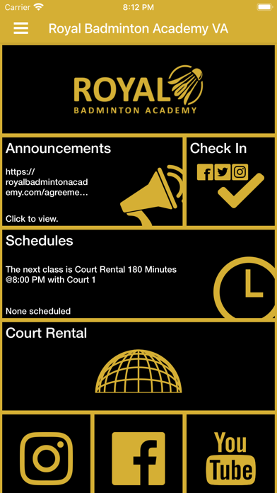 Royal Badminton Academy VA Screenshot