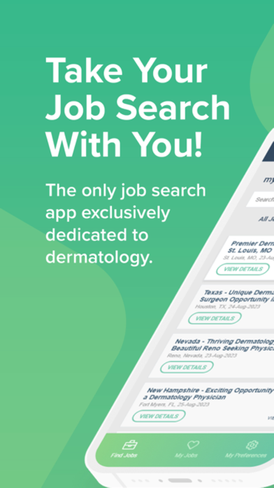 myDermJobs Screenshot