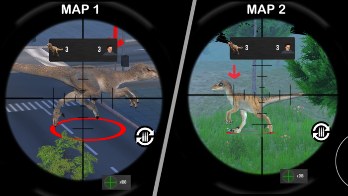 Dino hunting with sniper
