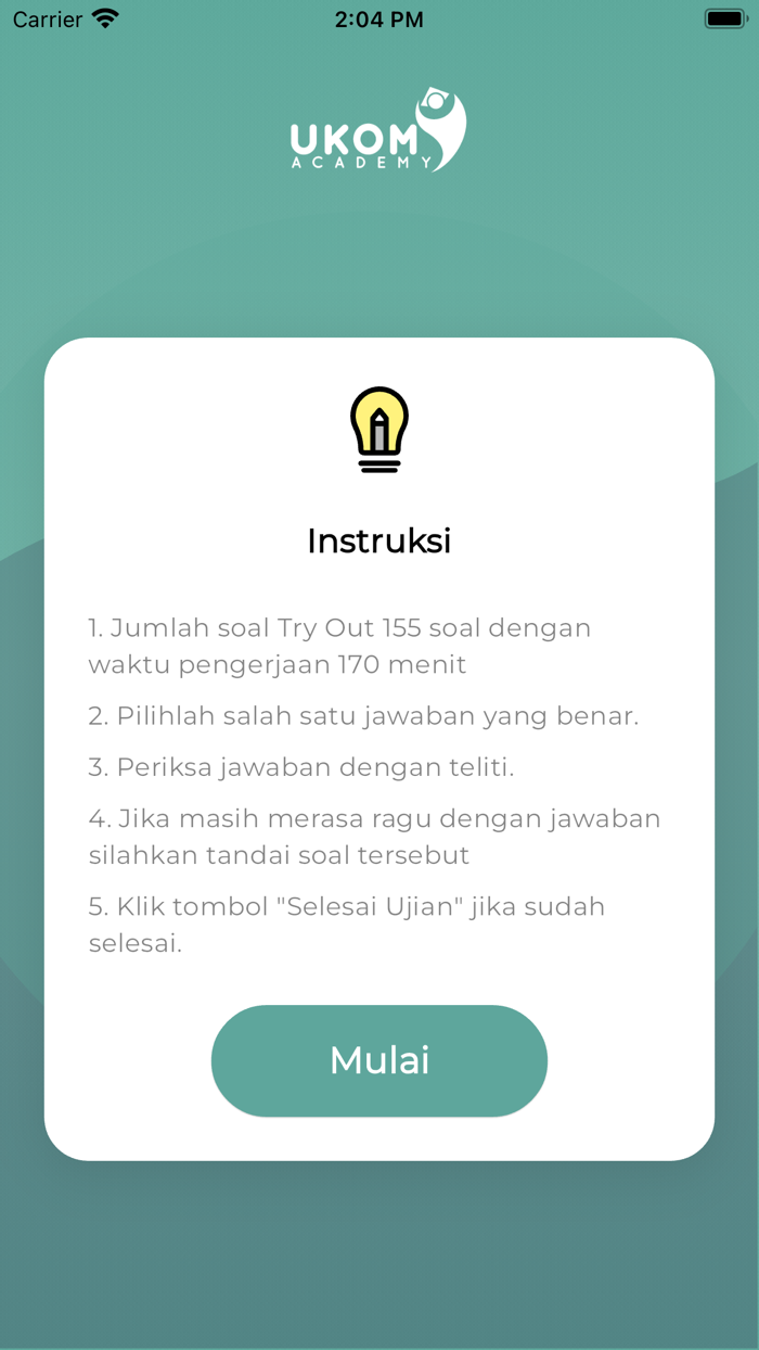 Tryout UKOM D4 Terapi Gigi
