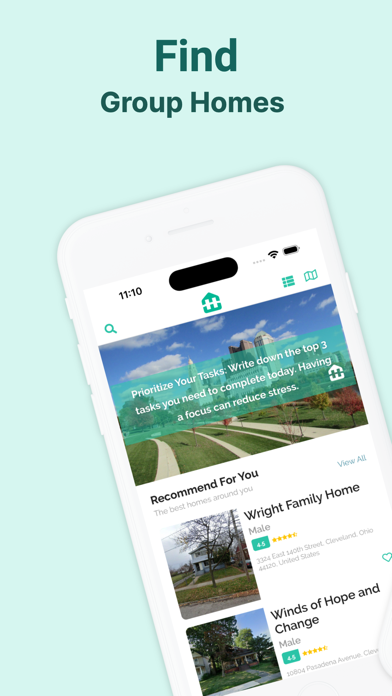 Group Home App Screenshot