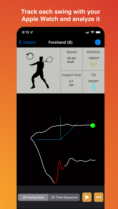 TennisKeeper: Swings & Scores screenshot 2