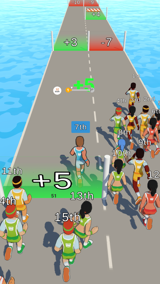 #1. Marathon Run 3D (iOS) By: Black Candy LLC