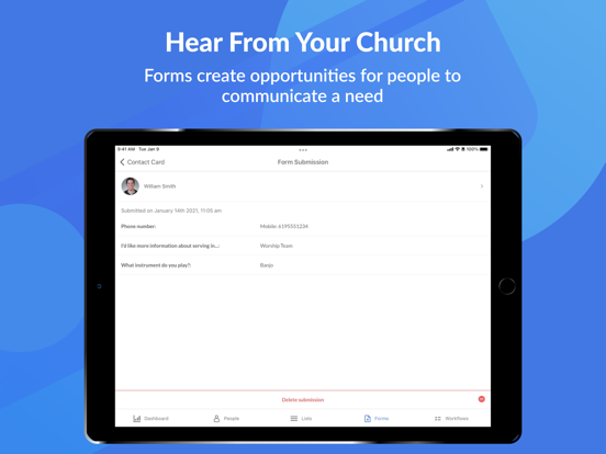 Screenshot #4 for Planning Center People