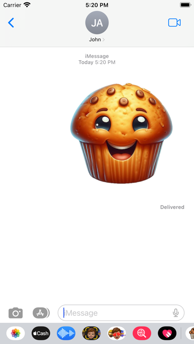 Muffin Stickers Screenshot