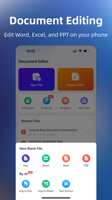 Document Editor—Docs,Sheets Screenshot