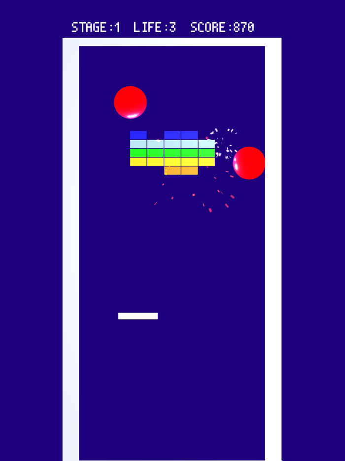 Breaking blocks in memory