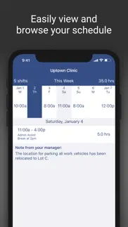 whentowork employee scheduling iphone screenshot 2
