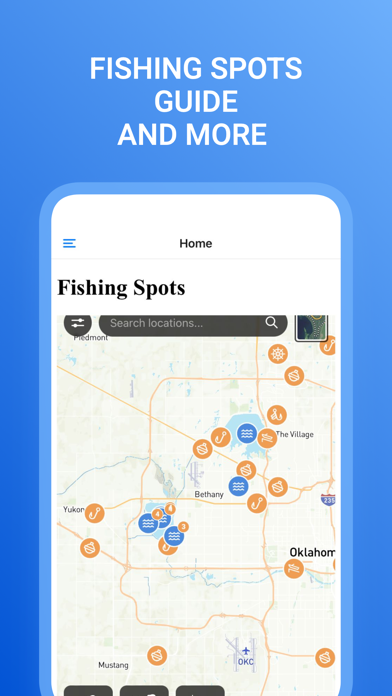 Fishing Spots App Screenshot