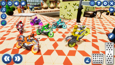 Superhero Bike Tabletop Racing Screenshot