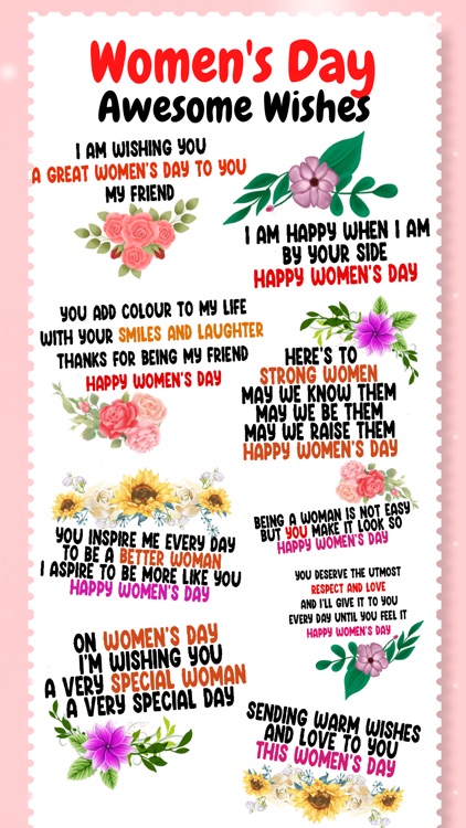 Women's Day Stickers ‣