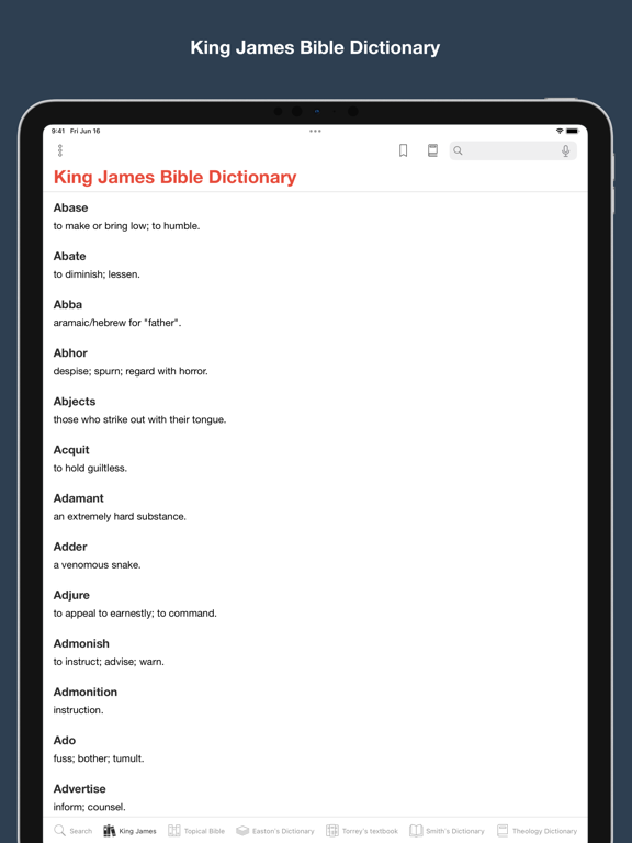 Screenshot #5 pour Bible Dictionaries and Books