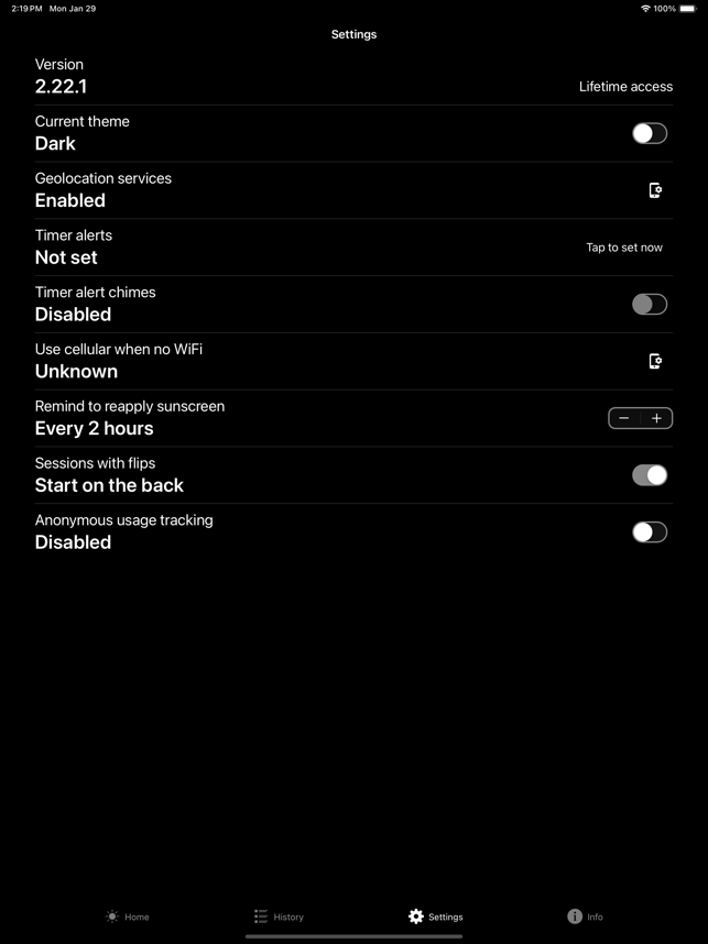 ‎Sola: Sun UV & Vitamin D Timer Capture d'écran