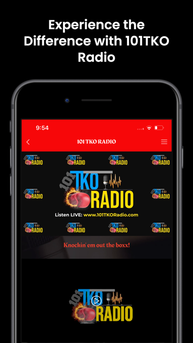 101 TKO Radio Screenshot