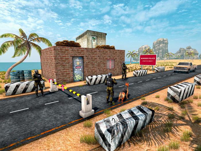Border Watch Sniffer Dog Game