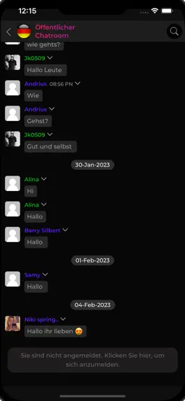 Game screenshot Deutscher Chatraum apk