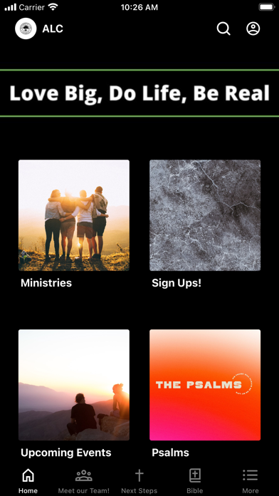 Authentic Life Church Screenshot