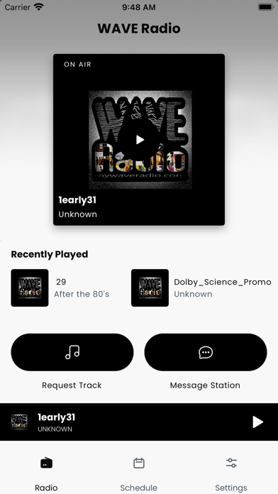 myWAVE Radio Screenshot