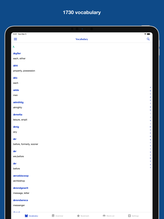 Screenshot #4 pour Anglo-Saxon Grammar, Exercise