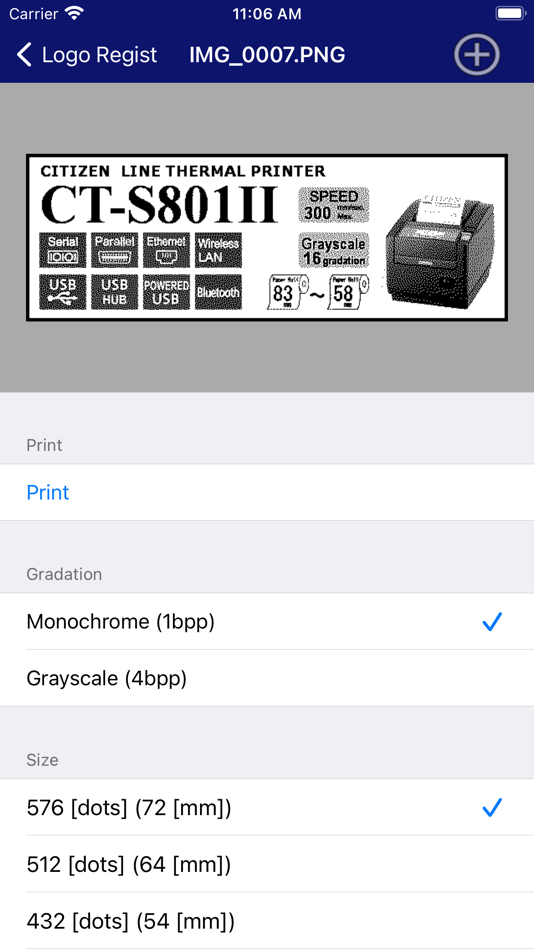 #3. Citizen POS Printer Utility (iOS) 由: CITIZEN SYSTEMS JAPAN CO., LTD.