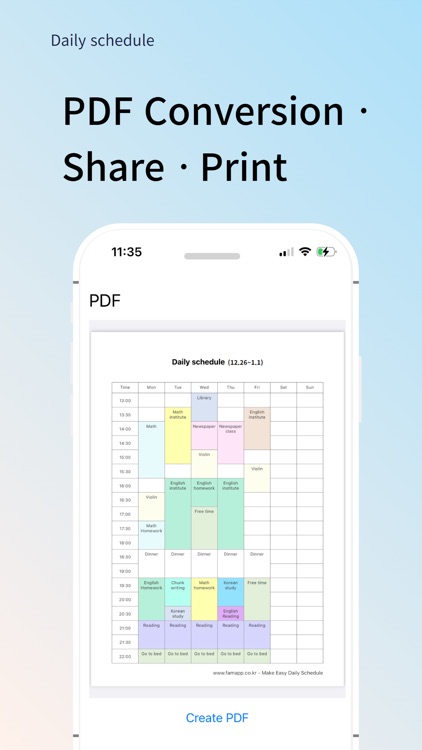 Daily Schedule -easy timetable screenshot-7