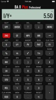 ba ii plus - professional iphone screenshot 2