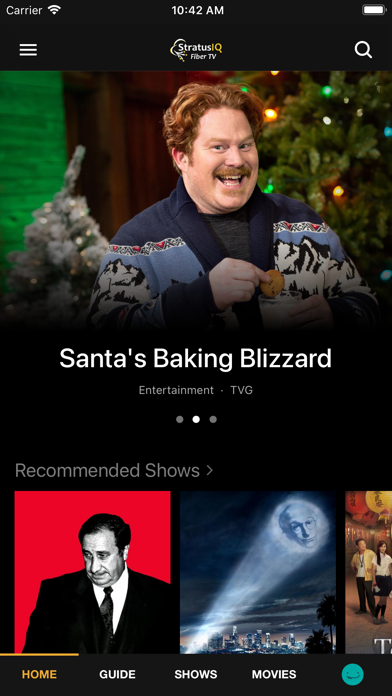 StratusIQ Fiber TV Screenshot