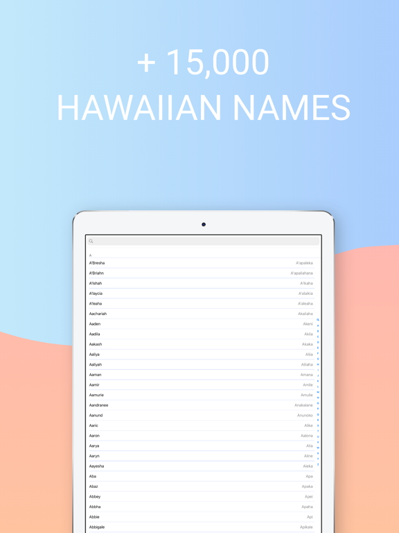 Screenshot #5 pour Hawaiian Names