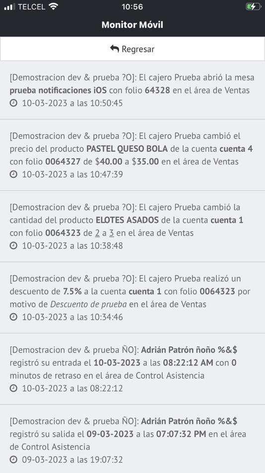 #3. Monitor WebRestaurant (iOS) 由: JUAN CRUZ