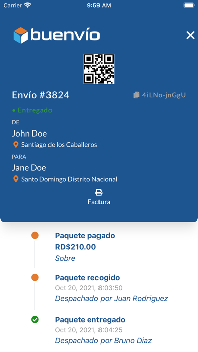 Buenvio Screenshot